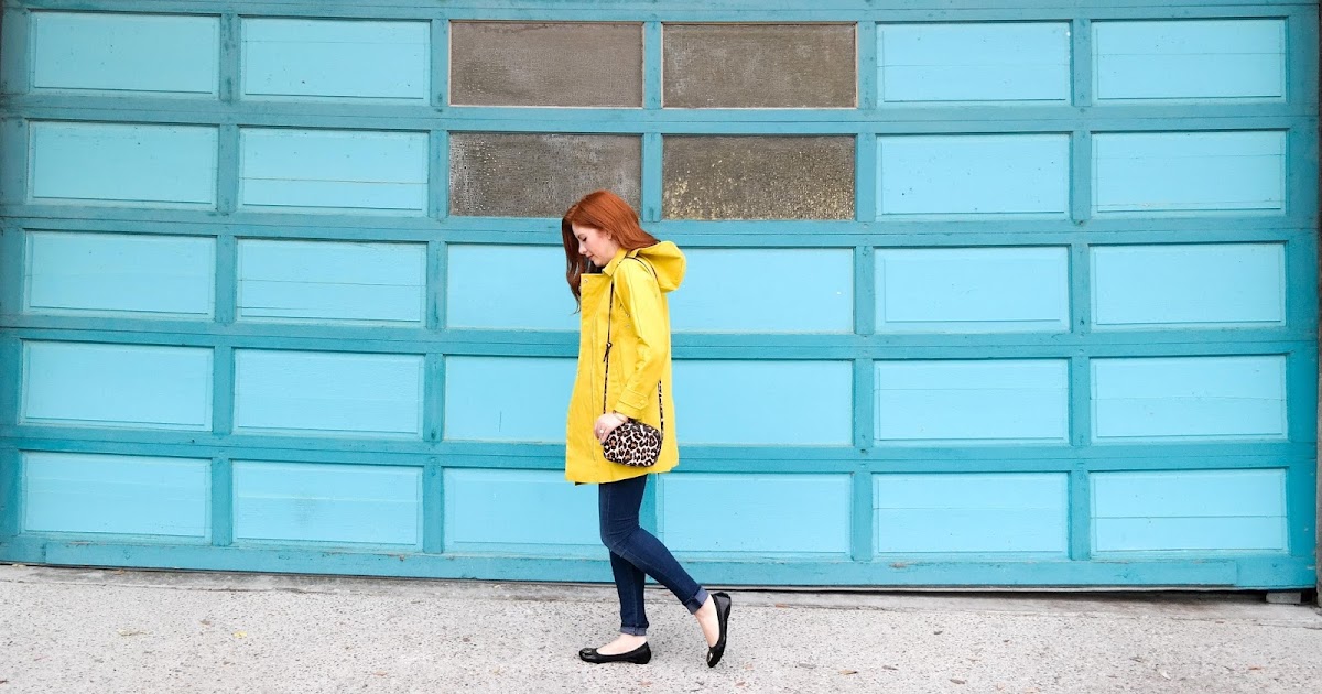 Yellow 2025 raincoat outfit